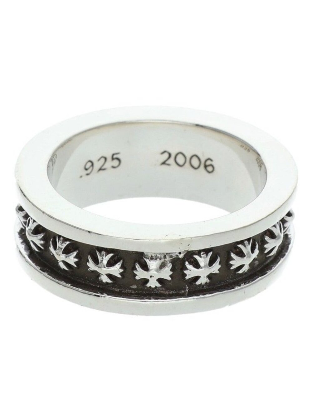 Chrome Hearts CH Prs Mini CH Plus Silver Ring